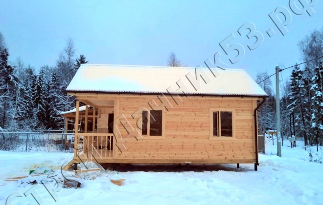 2 брусовой дом 4×7.5, 30 м², московская область,  пушкинский район, деревня луговая, снт третьяково (3)